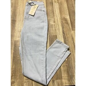 Don't Think Twice Women's US 2 Ellie Core Light Wash High Waisted Skinny Jeans